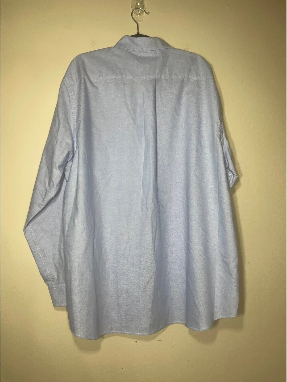 Saddlebred Light Blue Oxford Button-Down Shirt Preppy XL
